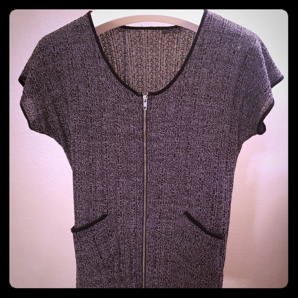Women's short sleeve cardigan